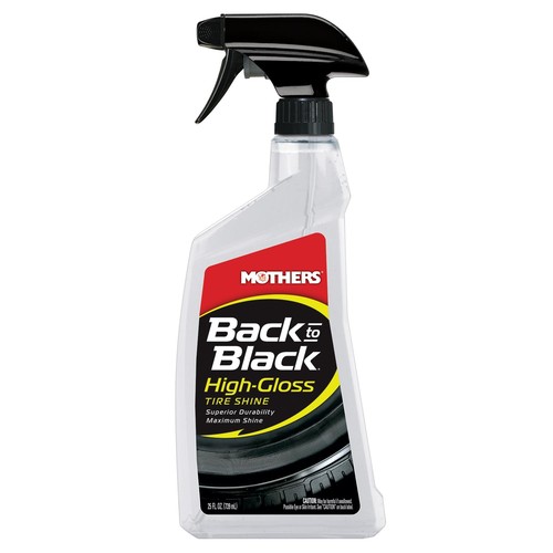 Mothers 06924 Back-to-Black Tire Shine, 24 fl. oz. 