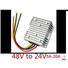 DC-DC Step-Down Buck Converter 48V to 24V 5-20A Voltage Regulator Power Module