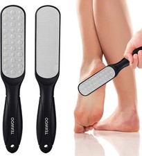 Double Sided Foot File and Callus Remover, Stainless Steel Waterproof Foot
