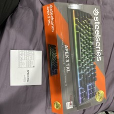 SteelSeries Apex 3 TKL RGB Gaming Keyboard   ...