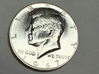 1967 SMS gem BU (Special Mint Set) 40% silver Kennedy half. Exact coin shown. #3