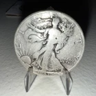 1943-D Walking Liberty Half Dollar In G Condition (B13) w/ Free Buffalo Nickels