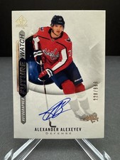 2020-21 Upper Deck SP Authentic Alexander Alexeyev Future Watch Auto 220/999