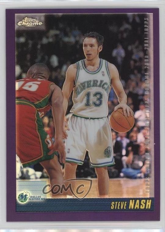 2000-01 Topps Chrome Refractor Steve Nash #137 HOF 6m1