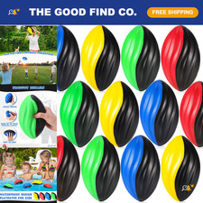 12 Pcs Mini Foam Footballs - 7 Inch Soft Spiral Toys, Classic Colors, Fun Sports