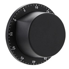 Timer da Cucina Meccanico Manuale In Acciaio Inossidabile con Base Magnetic6469