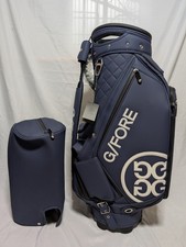 G Fore Golf Caddy Bag Stand-up Bag Navy with Hood Cover 9.5in