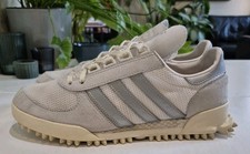 ADIDAS MARATHON TR ORIGINALS. MENS SIZE 8 UK TRAINERS. WHITE/SIL/SAIL *2017*