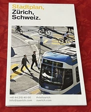 ZURICH SWITZERLAND CITY MAP In German 2024