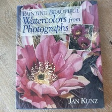 Jan Kunz Painting Beautiful Watercolors from Photographs Flowers Trees