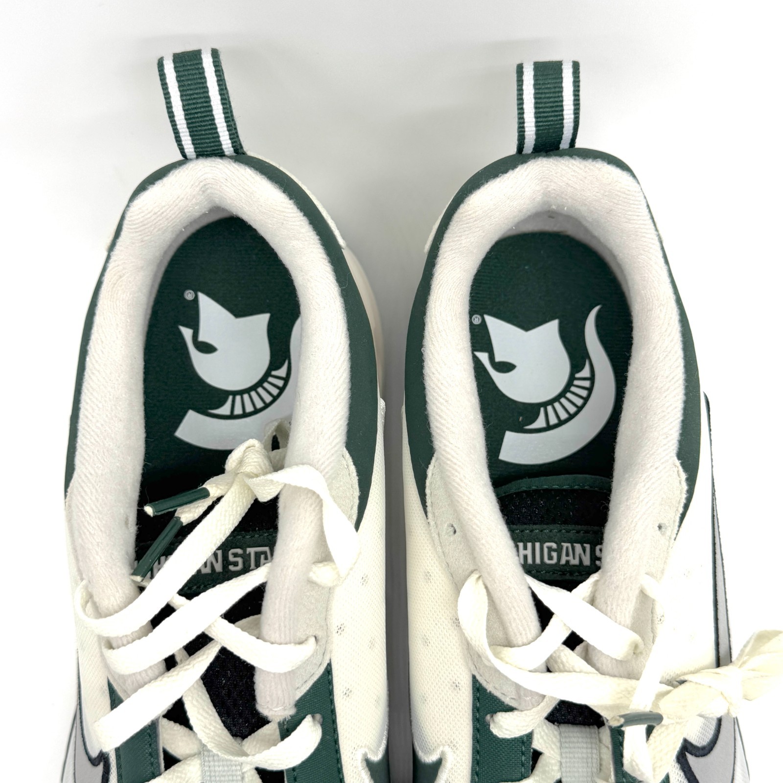 SAOLA Nike Uomo Michigan State Max Solo Taglia 10.5 Confezione NCAA Verde Bianco FZ4836 001 Us intime ottimeioni