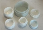 Vintage White Milk Glass Jars Cold Cream Jar Lot of 6 Apothecary