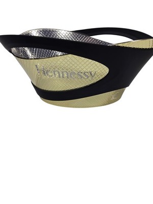 Hennessy Cognac New In Box Large Bottle Service Ice Bucket Bottle Chiller New