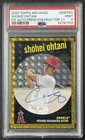 1/1 SHOHEI OHTANI PSA 9 2023 TOPPS ARCHIVES '59 FAN FAV AUTO PREMIUM FOILFRACTOR