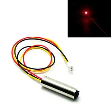 12x40mm 650nm 658nm 660nm 30mW red laser  diode module with TTL 0-20KHZ（dot）