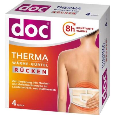 DOC THERMA Wärme-Gürtel Rücken 4 ST
