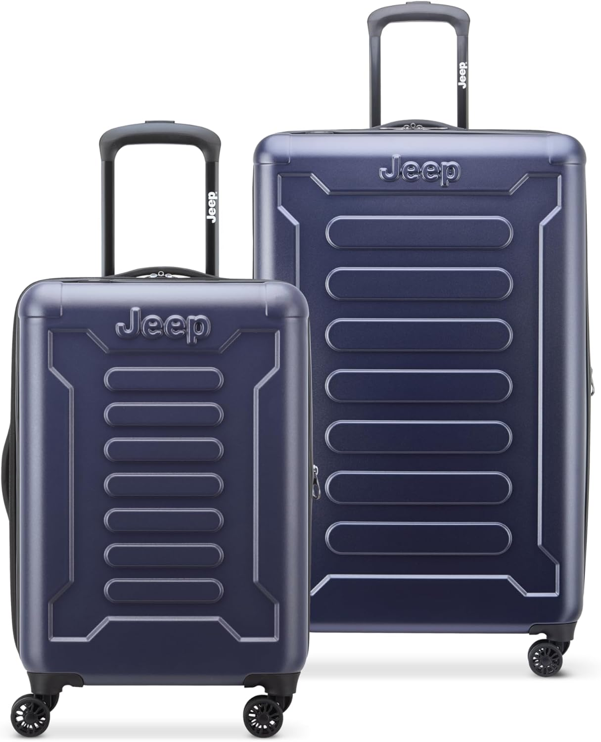 JH004C Hardside Expandable Luggage with Spinner Wheels, Peacoat Navy, 2 Piece Se