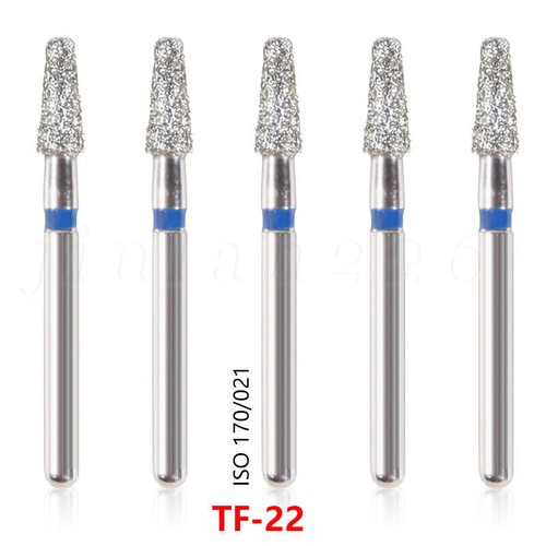 5-100pc SANDENT Dental Diamond Burs For High Speed Handpiece Friction Grip 1.6mm - Picture 823 of 865