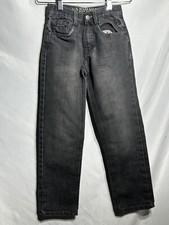 US POLO ASSN. Girl  s Size 8 Black Stretch Pants Soft Black Accents Pockets
