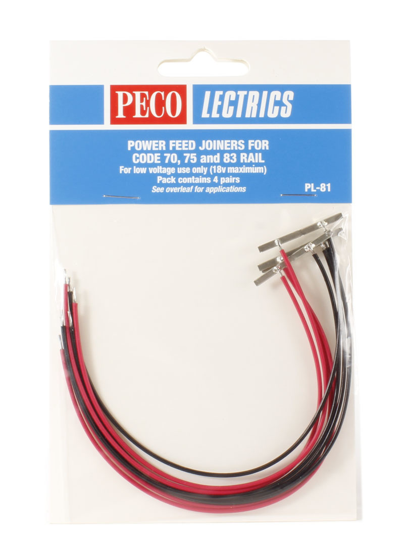 PL-81 Power feed joiners - Code 70/75/83 (x4 pairs)