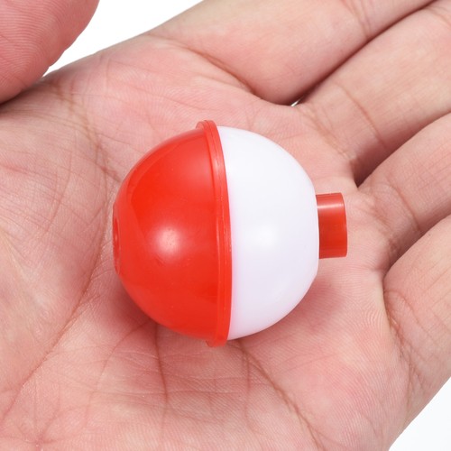 1.25 Inch Fishing Bobbers, 20 Pack Plastic Push Button Round Fishing Float - Imagen 5 de 7