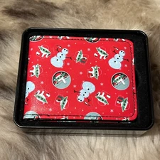 New In Box Buckle-Down Men's Bi-fold Wallet -   Cute Baby Yoda Winter Design