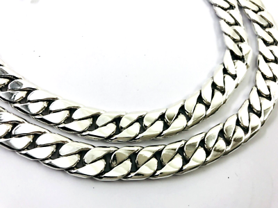 Heavy Taxco Mexican 925 Sterling Silver Curb Chain Necklace Heavy Taxco Mexican 925 Sterling Silver Curb Chain Necklace