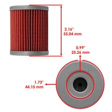 Filtro De Aceite Hiflo Para Suzuki RV125 / RV200 Van Van - Compatible 2003-2019, Referencia HF132
