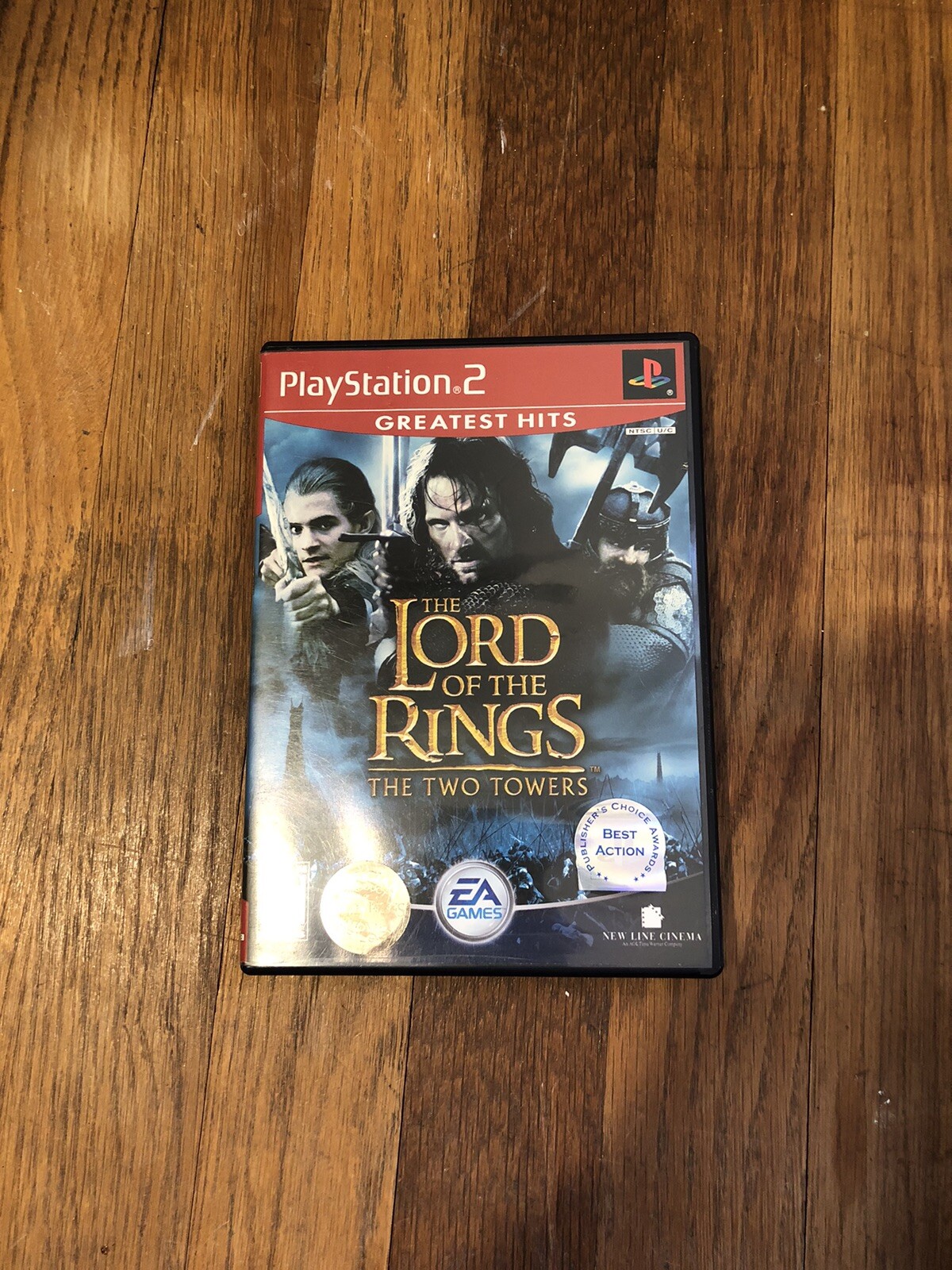 Lord of the Rings The Two Towers PS2 CIB (Sony PlayStation 2) 1st Print Complete
