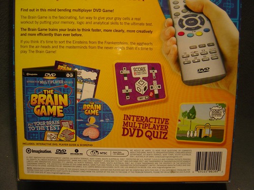 THE BRAIN GAME 10 & UP INTERACTIVE MULTIPLAYER DVD QUIZ - Picture 4 of 4