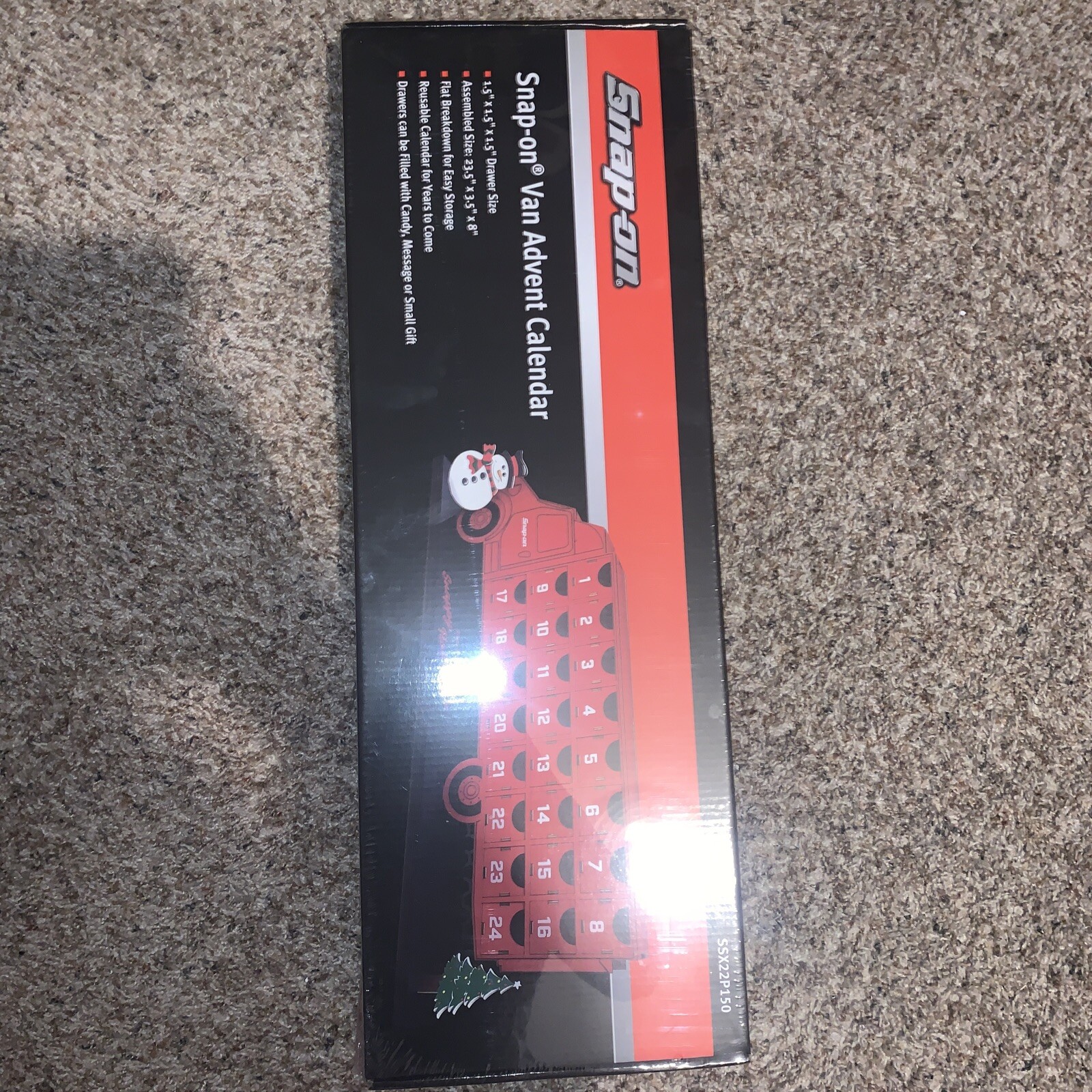 snap-on-tools-2022-holiday-van-advent-calendar-ssx22p150-ebay