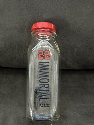 Shatto Milk Bottle Commemorating Buck O'neil HOF Induction Empty Bottle 22 Cap
