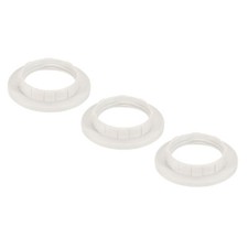 3 Pack E14 Light Socket Rings Lamp Shade Holder Adapter Ring for Light Fixtures