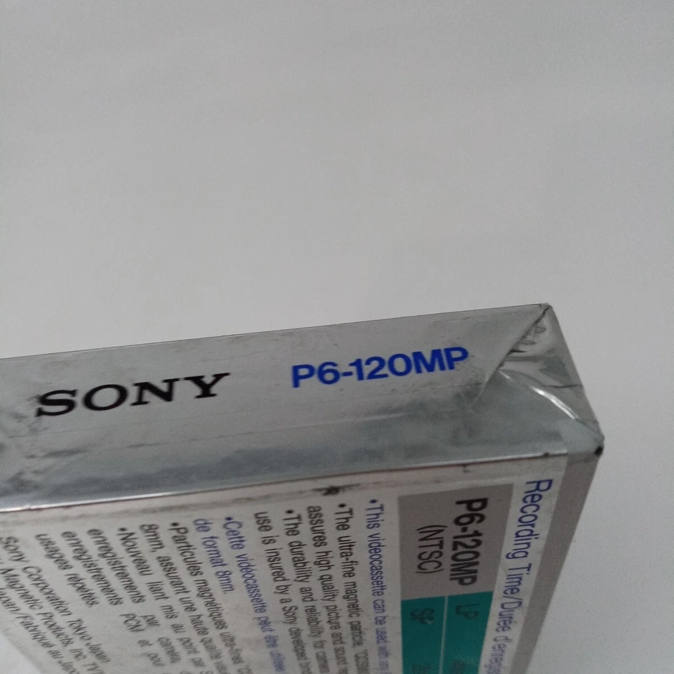 Sony 120 Metal Particle MP 8mm Video Cassette Tape P6-120MP New Sealed - Image 3 of 3
