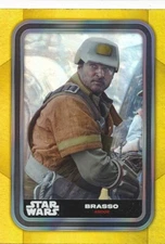 #35 BRASSO/JOPLIN SIBTAIN 2023 Topps Star Wars GOLD FOIL ANDOR