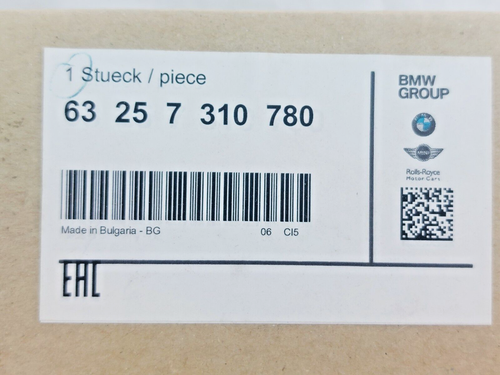 2014-2020 BMW i8 3rd Stop Lamp Light Rear High 63-25-7-310-780 NEW Genuine OEM - Picture 6 of 7