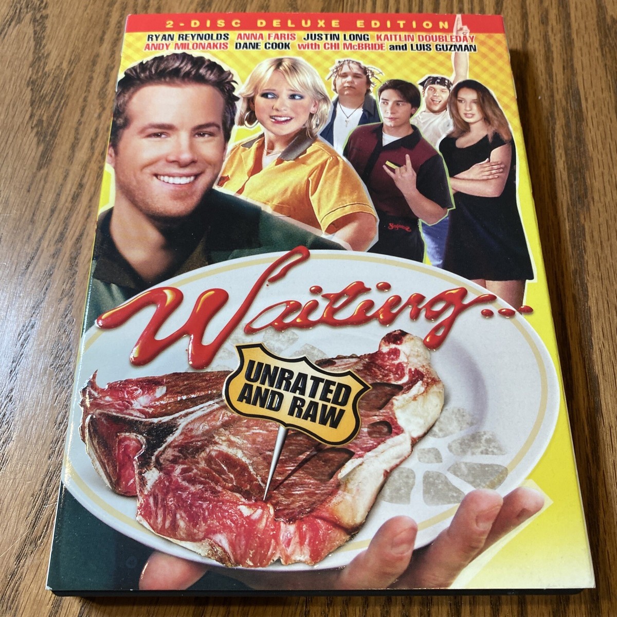 Waiting (2005) (DVD, 2005) Ryan Reynolds, Anna Faris, Justin Long