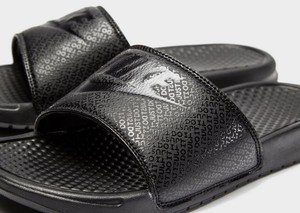 nike just do it slides black