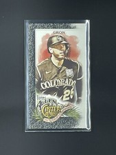 2022 Allen and Ginter Base Mini Black Border #268 C.J. Cron - Colorado Rockies