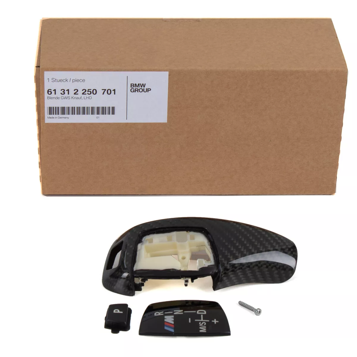 ORIGINAL BMW M Performance Blende GWS-Schaltknauf Carbon 5er F10 