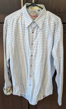 Men's ROBERT GRAHAM Flip Cuff Long-Sleeve Button-Up Shirt - XL