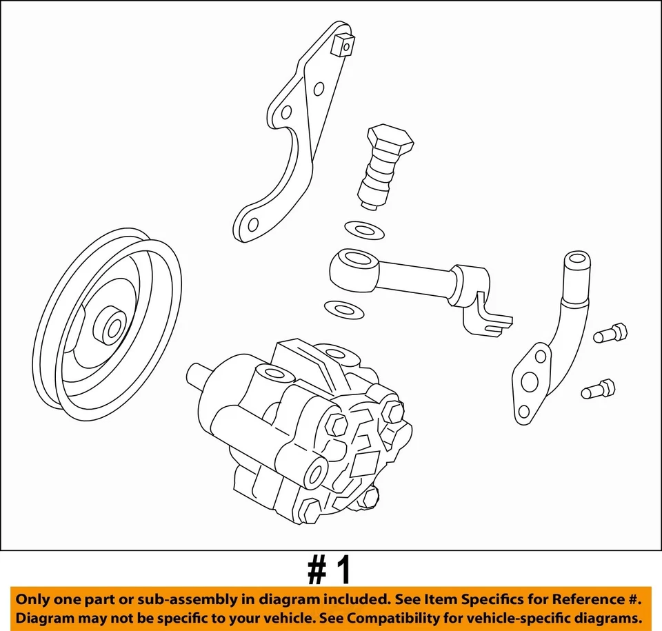 Bomba de dirección asistida usada se adapta a: Nissan Quest 2008 grado A Foto 4 de 4