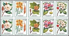 US Scott # 3197a, 1998 Flowering Trees, (10) 32¢ Stamps, MNH