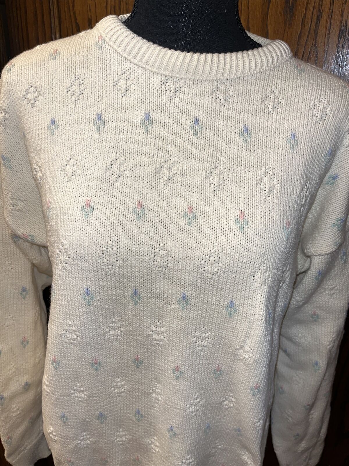 Vintage Eddie Bauer Sweater 1980s Preppy Pullover… - image 2