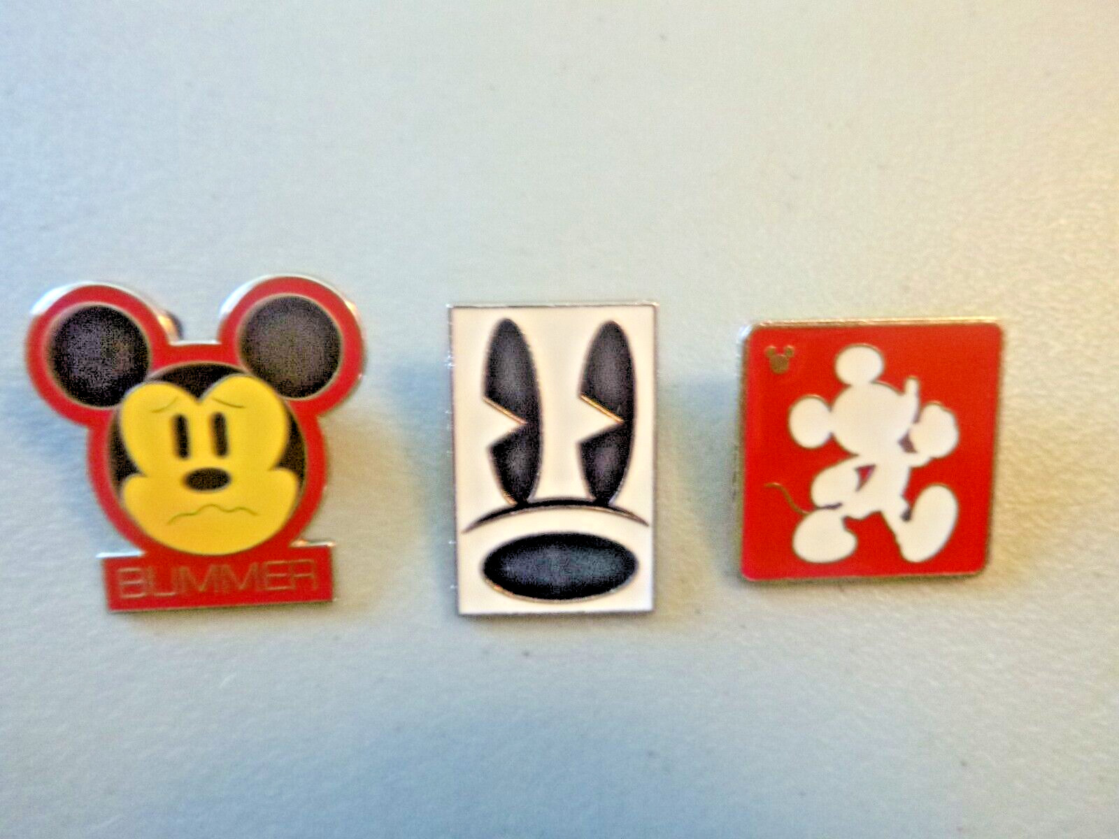 Disney Pins - 3 different Pins - Mickey Mouse
