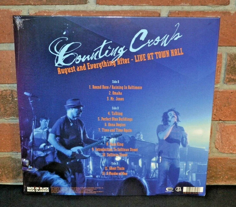 COUNTING CROWS - August & Everything After Live, Import 2LP BLACK VINYL Gatefold - Image 2 of 4