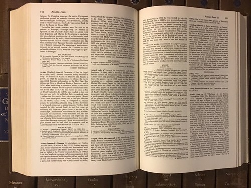 1980 COMPLETE SET 20 Vols New Grove Dictionary of Music and Musicians Sadie Hb G - Picture 8 of 8