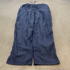 Vintage 90's Y2K Reebok Windbreaker Track Pants Men's Size L Lined Blue Warm Up