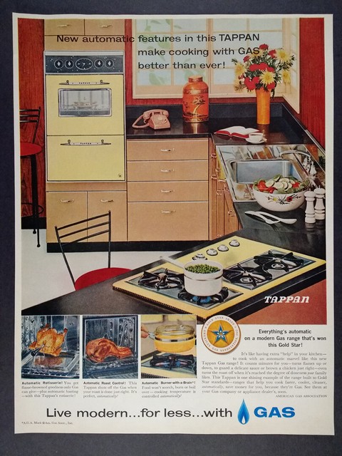 Vintage 1960 Pink Tappan Gas Range Top And Oven For Sale Online Ebay