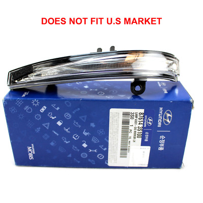 Turn Signal Lamp Outside Mirror LEFT Driver GENUINE HYUNDAI PART 